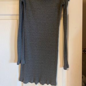 Peep a boo shoulder dress